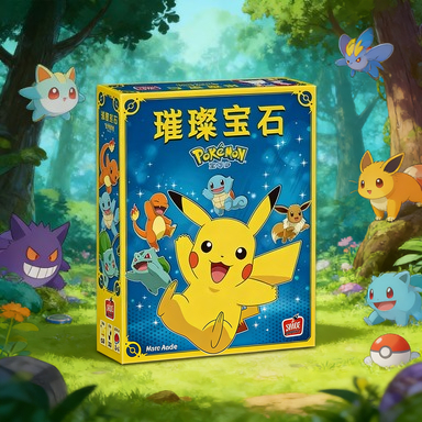 Board Game Strategi - ASMODEE Dazzling Gem Pokemon Board Game