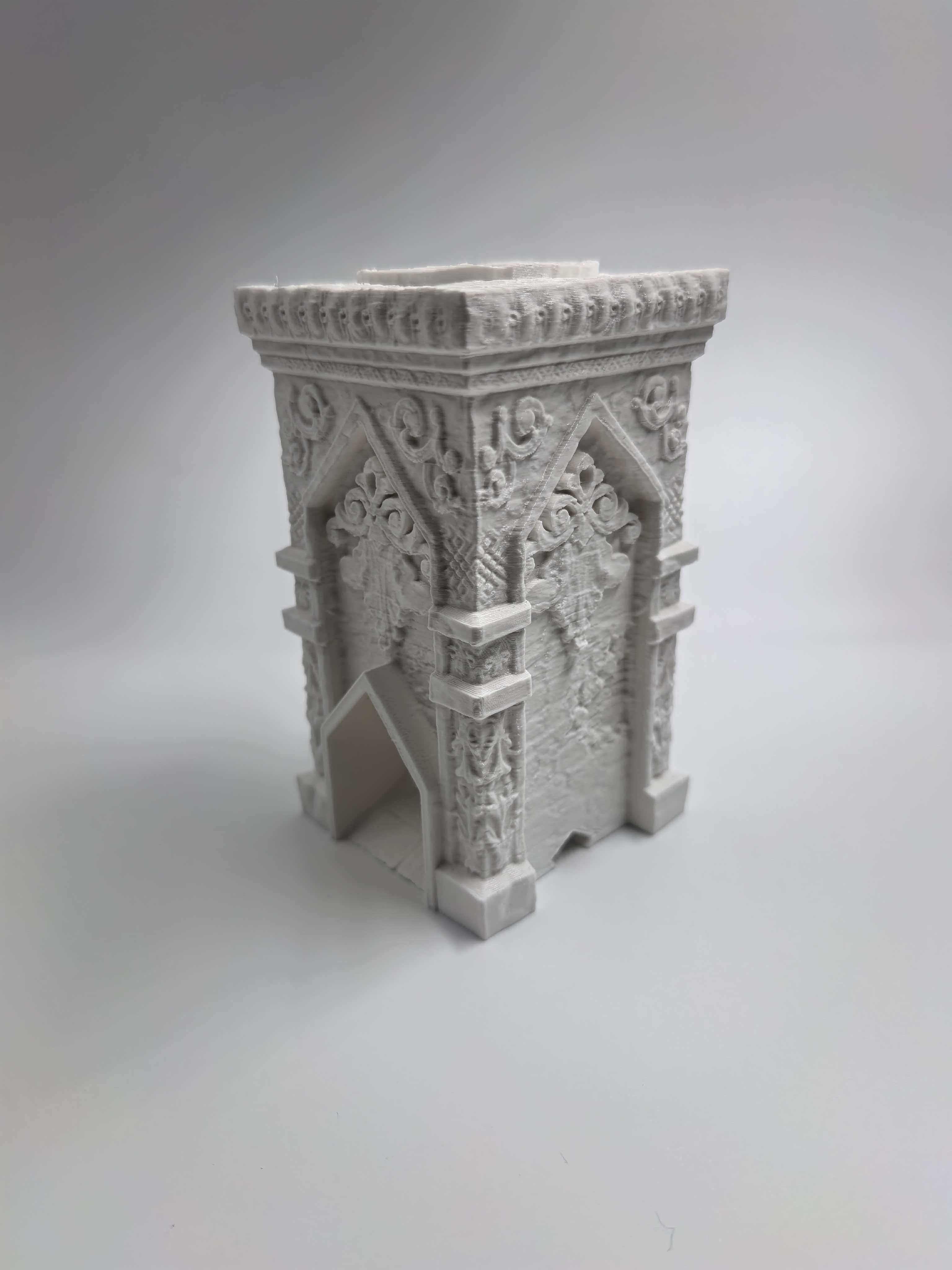 Dice Tower Wooden - Mini Przenośna Wieża na Kostki Akcesoria