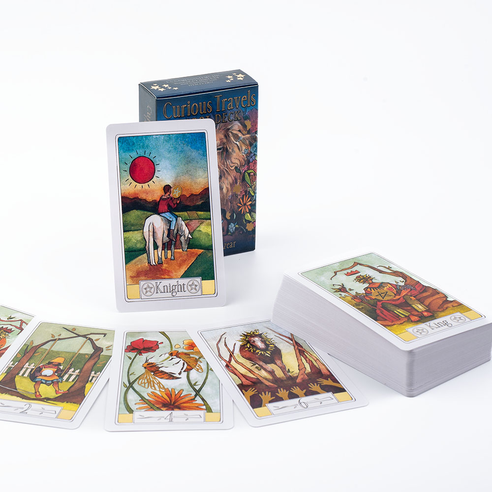 Board Game Illustrator - Ciekawe podróże Tarot 10,3 * 6