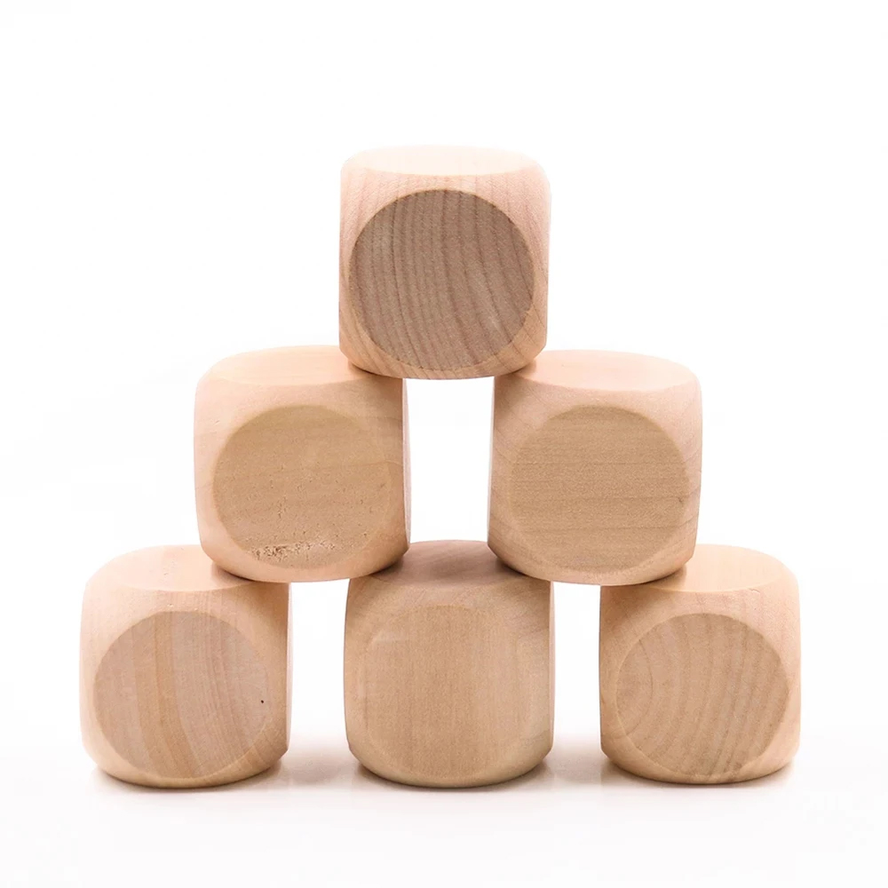 10 szt. Puste drewniane kostki – Dice Tower Wooden recenzja i cena