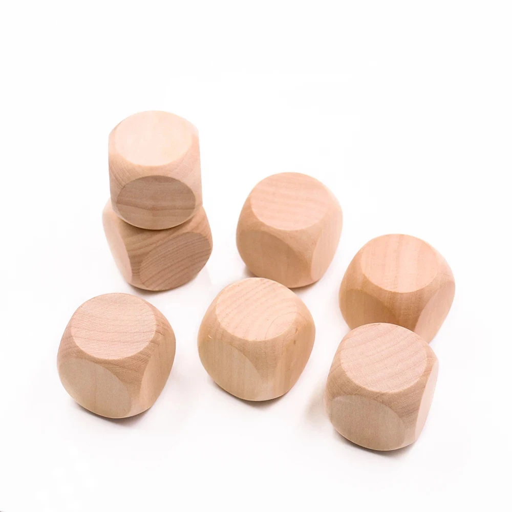 10 szt. Puste drewniane kostki – Dice Tower Wooden recenzja i cena