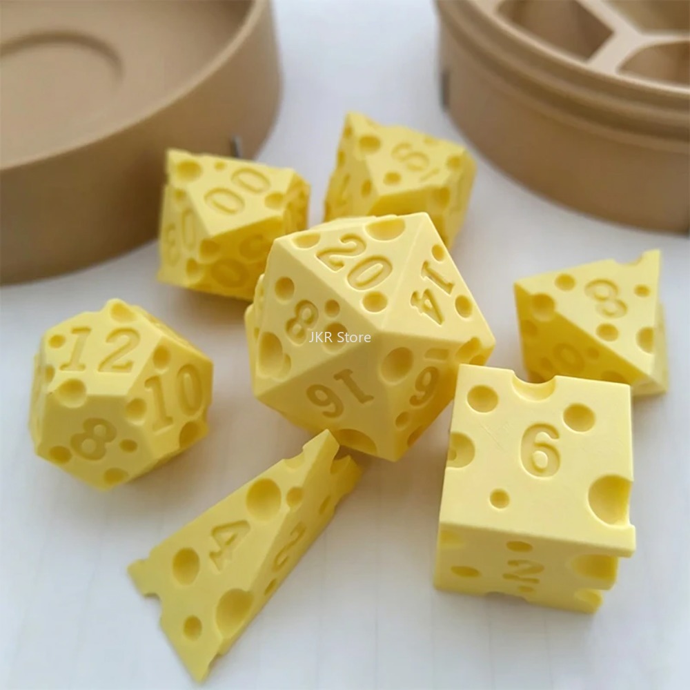 Zestaw kostek serowych drukowa – Board Game Festival recenzja i cena