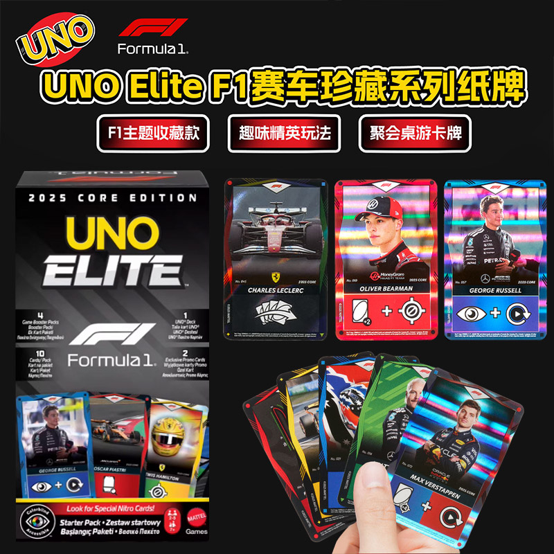 UNO Elite HotWheels F1 Racing  – Board Game Design recenzja i cena