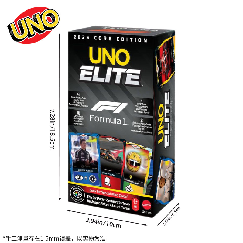 UNO Elite HotWheels F1 Racing  – Board Game Design recenzja i cena