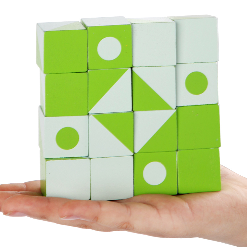 Drewniane puzzle 3D gra kształ – Board Game Design recenzja i cena