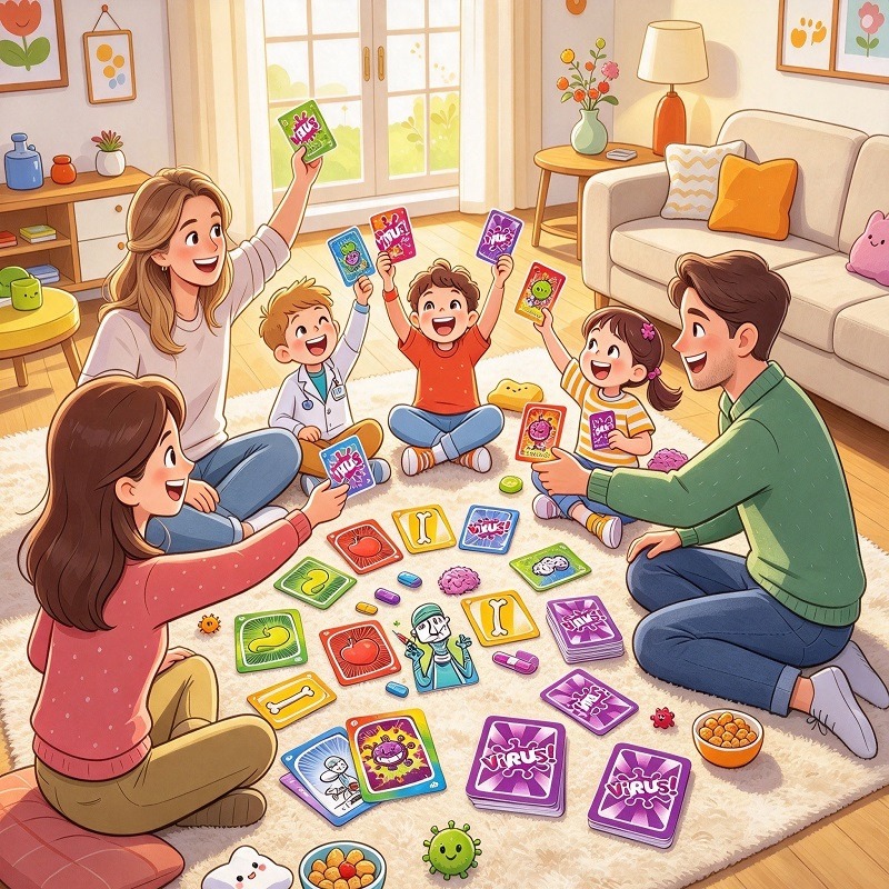 Zestaw kart do gry rodzinnej 2 – Board Game Strategi recenzja i cena