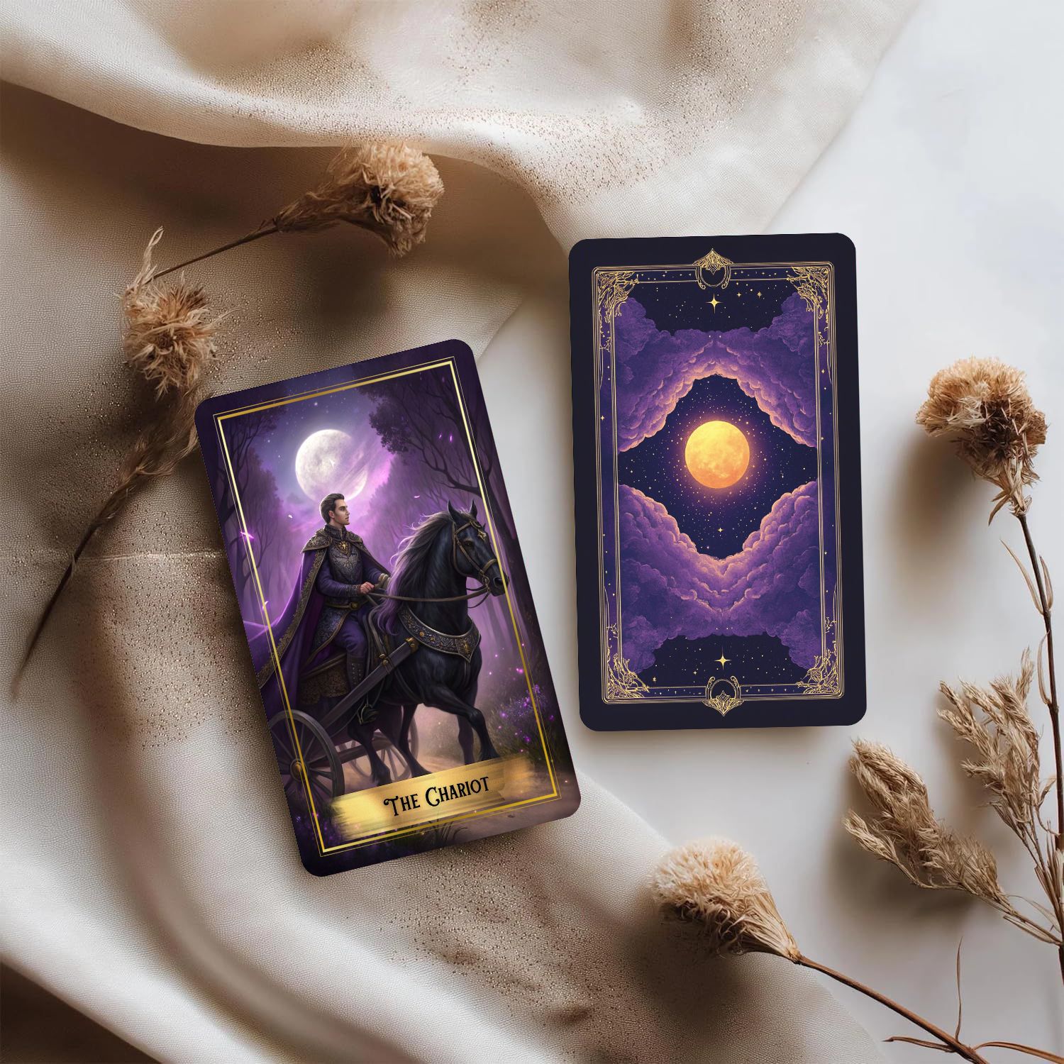 Karty Tarota Purple Moon z prz – Board Game Oracle recenzja i cena